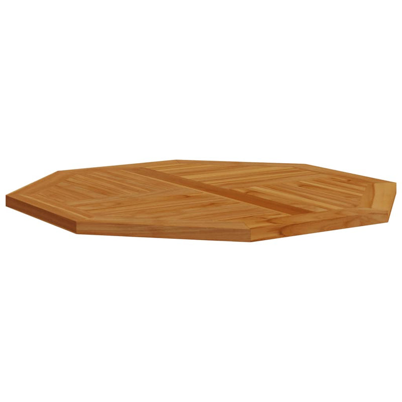 vidaXL tömör tíkfa nyolcszögletű asztallap 90 x 90 x 2,5 cm