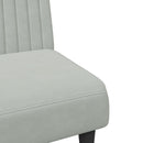 vidaXL 2 részes világosszürke bársony ülőgarnitúra