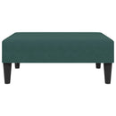 vidaXL 2 részes sötétzöld bársony ülőgarnitúra