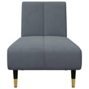 vidaXL 2 részes sötétszürke bársony ülőgarnitúra