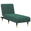 vidaXL 2 részes sötétzöld bársony ülőgarnitúra