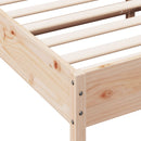 vidaXL tömör fenyőfa ágy matrac nélkül 200 x 200 cm