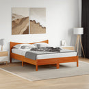 vidaXL viaszbarna tömör fenyőfa ágy matrac nélkül 160 x 200 cm