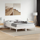 vidaXL fehér tömör fenyőfa ágy matrac nélkül 150 x 200 cm