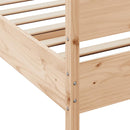 vidaXL tömör fenyőfa ágy matrac nélkül 200 x 200 cm