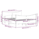 vidaXL viaszbarna tömör fenyőfa ágy matrac nélkül 160 x 200 cm