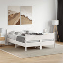 vidaXL fehér tömör fenyőfa ágy matrac nélkül 140 x 200 cm