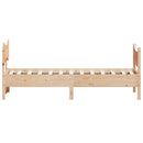 vidaXL tömör fenyőfa ágy matrac nélkül 75 x 190 cm