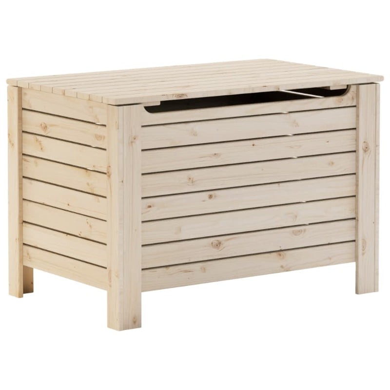 vidaXL RANA tömör fenyőfa tárolóláda fedéllel 80 x 49 x 54 cm