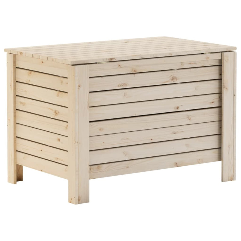 vidaXL RANA tömör fenyőfa tárolóláda fedéllel 80 x 49 x 54 cm