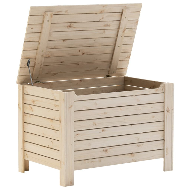vidaXL RANA tömör fenyőfa tárolóláda fedéllel 80 x 49 x 54 cm