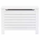 vidaXL RANA fehér tömör fenyőfa tárolóláda fedéllel 80 x 49 x 54 cm