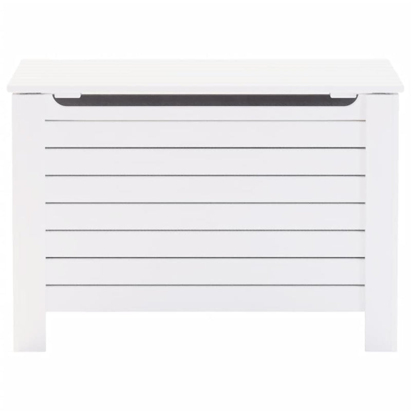 vidaXL RANA fehér tömör fenyőfa tárolóláda fedéllel 100 x 49 x 54 cm