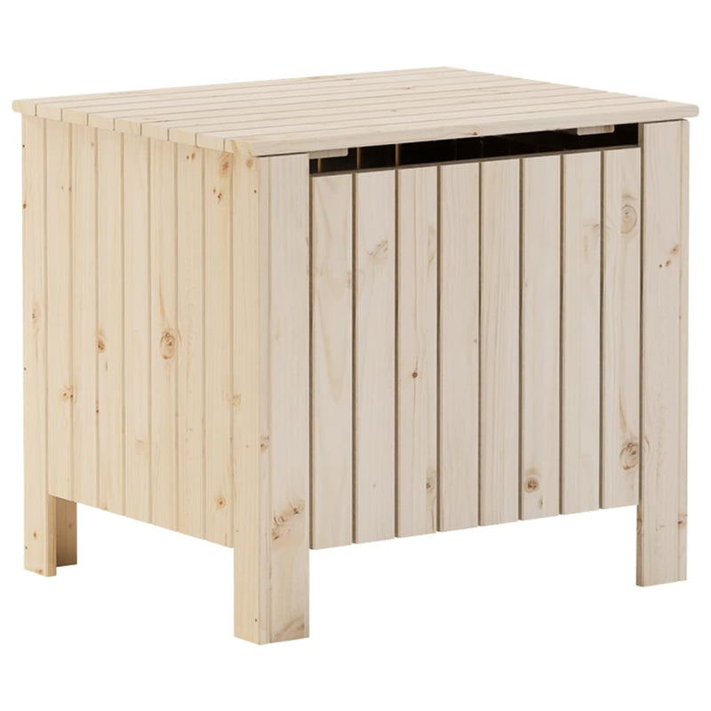 vidaXL RANA tömör fenyőfa tárolóláda fedéllel 60 x 49 x 54 cm