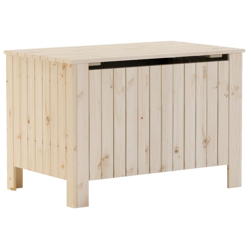 vidaXL RANA tömör fenyőfa tárolóláda fedéllel 80 x 49 x 54 cm