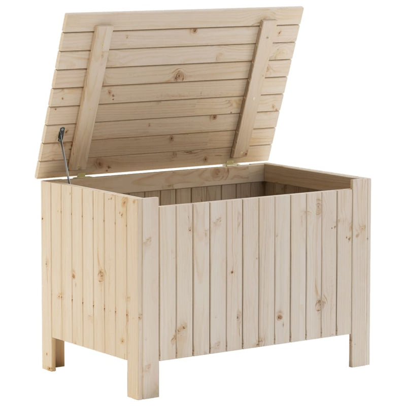 vidaXL RANA tömör fenyőfa tárolóláda fedéllel 80 x 49 x 54 cm