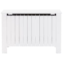 vidaXL RANA fehér tömör fenyőfa tárolóláda fedéllel 80 x 49 x 54 cm