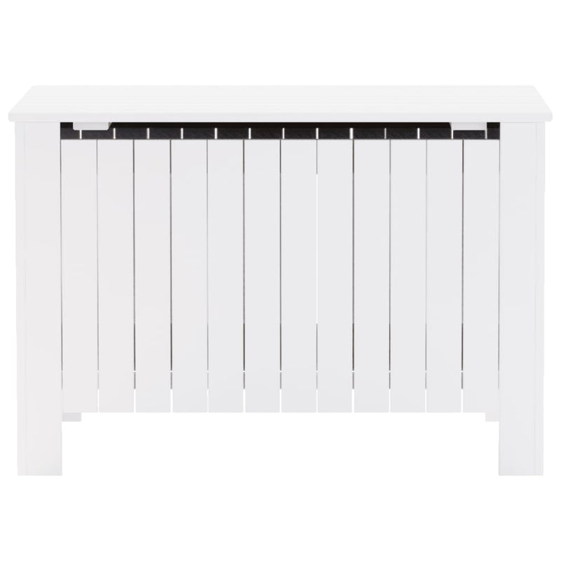 vidaXL RANA fehér tömör fenyőfa tárolóláda fedéllel 80 x 49 x 54 cm