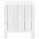 vidaXL RANA fehér tömör fenyőfa tárolóláda fedéllel 80 x 49 x 54 cm