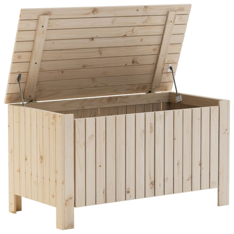vidaXL RANA tömör fenyőfa tárolóláda fedéllel 100 x 49 x 54 cm