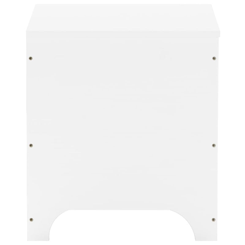 vidaXL RANA fehér tömör fenyőfa tárolóláda fedéllel 60 x 49 x 54 cm