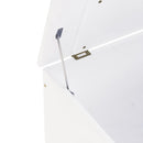 vidaXL RANA fehér tömör fenyőfa tárolóláda fedéllel 60 x 49 x 54 cm