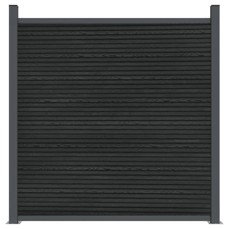 vidaXL szürke WPC kerítéspanel 180 x 186 cm