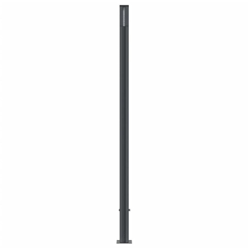 vidaXL szürke WPC kerítéspanel 180 x 186 cm