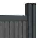 vidaXL szürke WPC kerítéspanel 180 x 186 cm