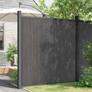 vidaXL szürke WPC kerítéspanel 180 x 186 cm