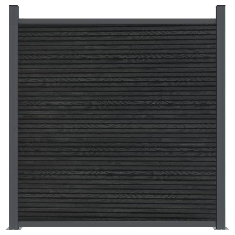 vidaXL szürke WPC kerítéspanel 173 x 186 cm