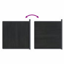 vidaXL szürke WPC kerítéspanel 173 x 186 cm