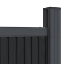 vidaXL szürke WPC kerítéspanel 173 x 186 cm
