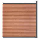 vidaXL barna WPC kerítéspanel 173 x 186 cm