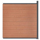 vidaXL barna WPC kerítéspanel 173 x 186 cm