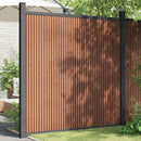 vidaXL barna WPC kerítéspanel 173 x 186 cm