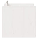 vidaXL fehér tömör fenyőfa kerti kanapé 79 x 60 x 62 cm