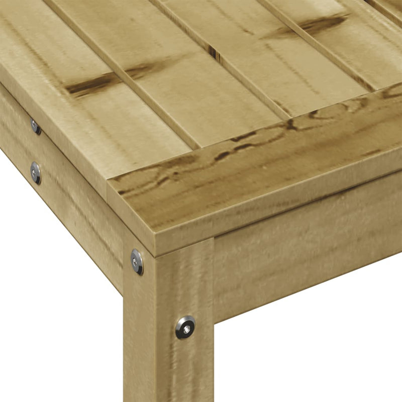 vidaXL impregnált fenyőfa ültetőasztal polccal 108 x 35 x 75 cm