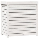 vidaXL fehér tömör fenyőfa ültetőasztal polccal 82,5 x 50 x 86,5 cm