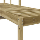 vidaXL impregnált fenyőfa napozóágy 199,5 x 62 x 55 cm