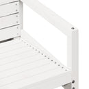 vidaXL fehér tömör fenyőfa kerti szék 57,5 x 63 x 76 cm