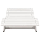 vidaXL fehér tömör fenyőfa napozóágy 205 x 70 x 31,5 cm