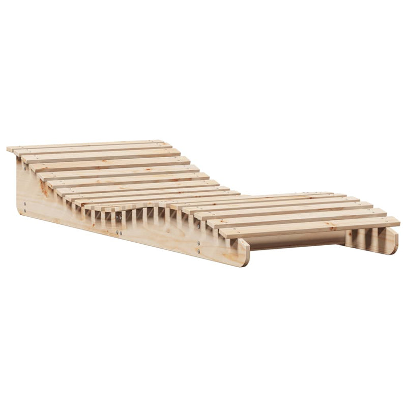 vidaXL tömör fenyőfa napozóágy 205 x 80 x 31,5 cm