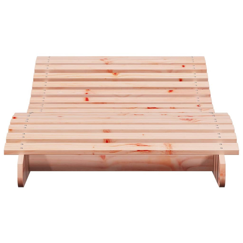 vidaXL tömör duglászfa napozóágy 205 x 80 x 31,5 cm