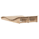vidaXL tömör fenyőfa napozóágy 205 x 110 x 31,5 cm