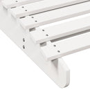 vidaXL fehér tömör fenyőfa napozóágy 205 x 110 x 31,5 cm