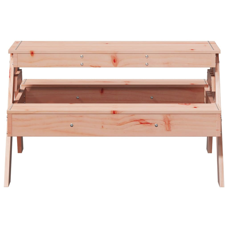 vidaXL tömör duglászfenyő piknikasztal gyerekeknek 88 x 97 x 52 cm