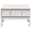 vidaXL tömör fenyőfa fehér piknikasztal gyerekeknek 88 x 122 x 58 cm