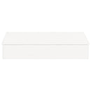 vidaXL fehér tömör fenyőfa homokozó fedővel 111 x 111 x 19,5 cm