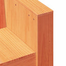 vidaXL 2 személyes viaszbarna tömör fenyőfa kerti kanapé 134x60x62 cm